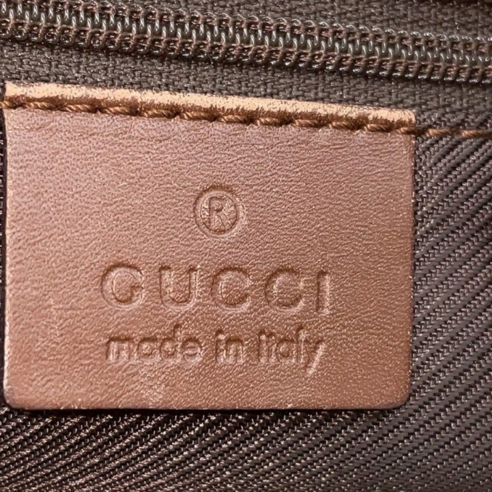 Gucci Tan and Brown Monogram Hobo Bag - Picture 11 of 12
